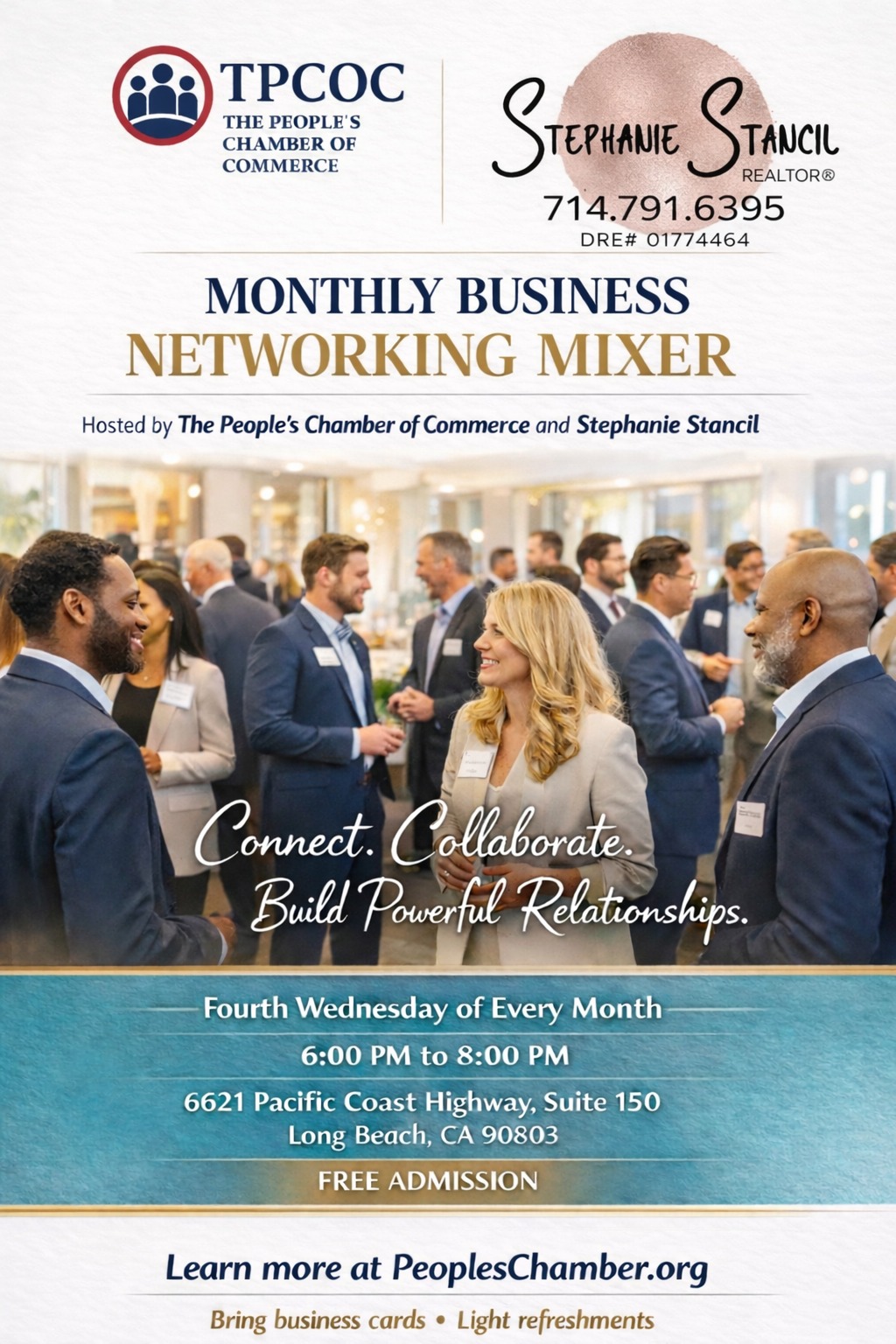 Monthly Business Networking Mixer with Stephanie Stancil